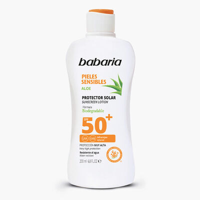 Babaria Protector Solar Piel Sensible Fps 50+ 200 Ml