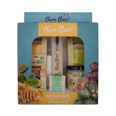 Bam Boo! Lifestyle Set Para Ba&ntilde;o 6 Pzas