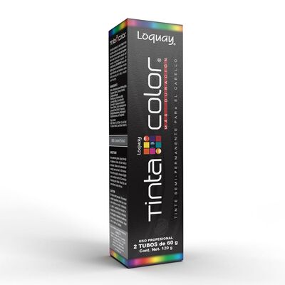 Loquay Tinte Fantas&iacute;a Naranja 2x60g Profesional Sin Amon&iacute;aco