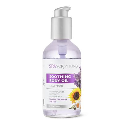 Spascriptions Aceite Corporal Calmante Con Lavanda, Girasol Y Manzanilla