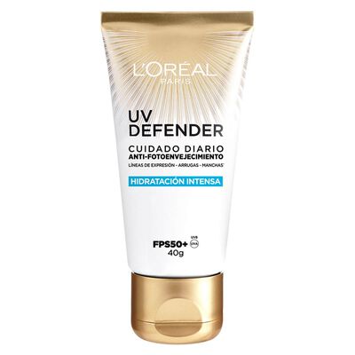 L'or&eacute;al Paris Bloqueador Solar Fps 50+ Uv Defender Hidrataci&oacute;n Intensa 40 Ml