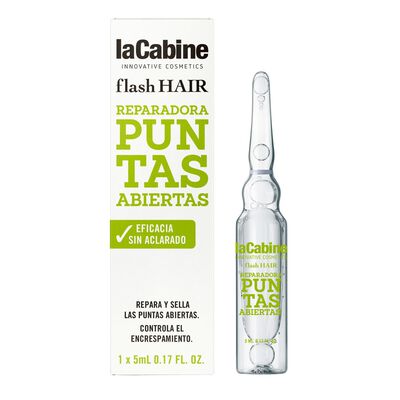 La Cabine Ampolleta Capilar 5 Ml Flash Hair Reparador De Puntas