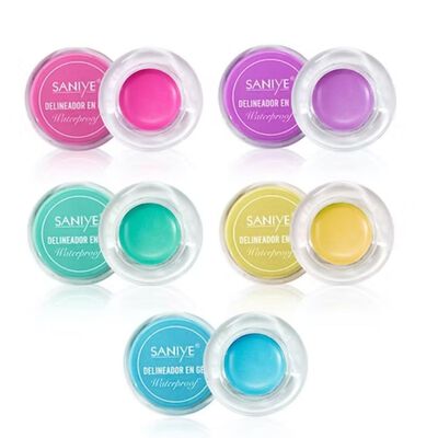 Saniye Delineador En Gel De Colores