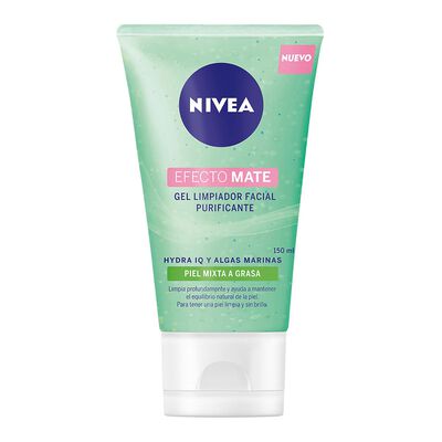 Nivea Gel Limpiador Y Purificante Facial Efecto Mate 150 Ml