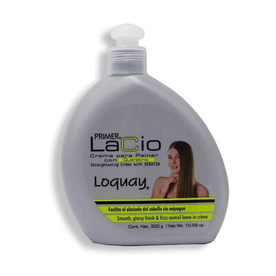 Loquay Primer Lacio Crema Para Peinar 300 G Tratamiento Capilar