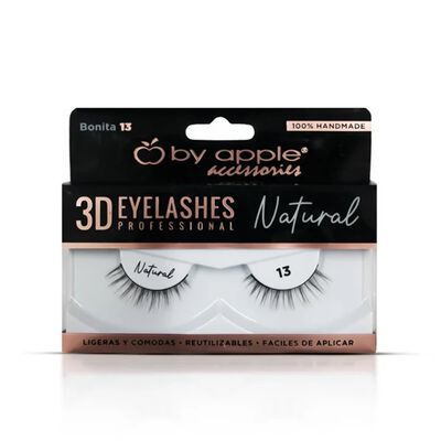 By Apple Pesta&ntilde;as Postizas 3d Natural