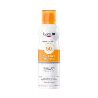 Eucerin Sun Protector Solar Corporal Spray Toque Seco Fps 50 De 200 Ml