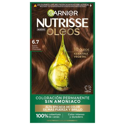 Nutrie Oleos Garnier Tinte Capilar 6.7 Rubio Oscuro Chocolate