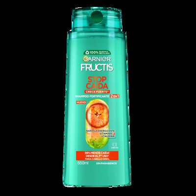 Garnier Fructis Shampoo 2 En 1 Crece Fuerte 650 Ml