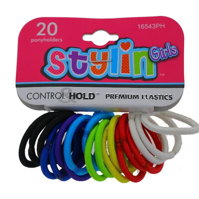 Stylin' Girls Ligas Para Cabello 14  Tela Terry Pastel