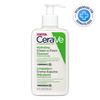 Cerave Limpiadora Crema-espuma Hidratante Para Rostro 236ml