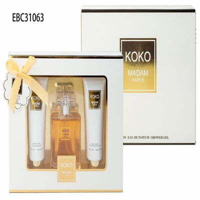 Ebc Collection Estuche Koko Madam 3 Pc Eau De Parfum Set