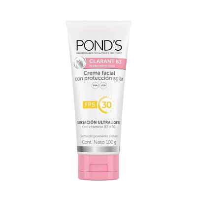 Pond's Crema Facial Antimanchas Clarant B3 Spf15 100 G