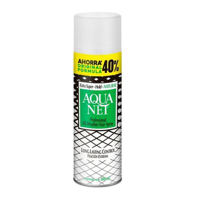 Aqua Net Spray Fijador Retro 500 Ml Cuidado Capilar