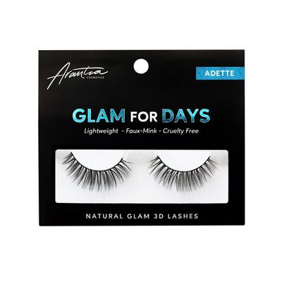 Arantza Cosmetics Pesta&ntilde;as Postizas Adette Glam For Days 24 Pzas