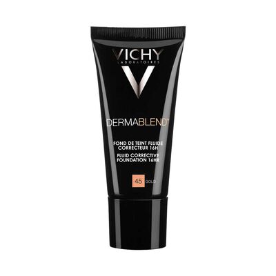 Vichy Dermablend Base De Maquillaje Fluida Tono 45 Gold 30 Ml