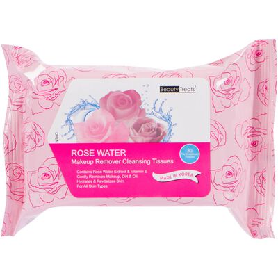 Beauty Treats Toallitas Desmaquillantes - Agua De Rosas