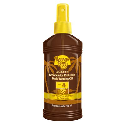 Banana Boat Bronceador Tanning 4 Fps Spray 236 Ml